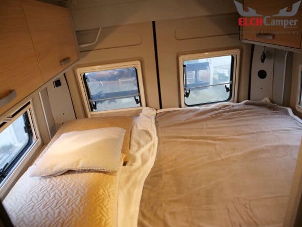 Hymer free 600 Heckbett Hymer free 600 Campus gemütliches Heckbett
